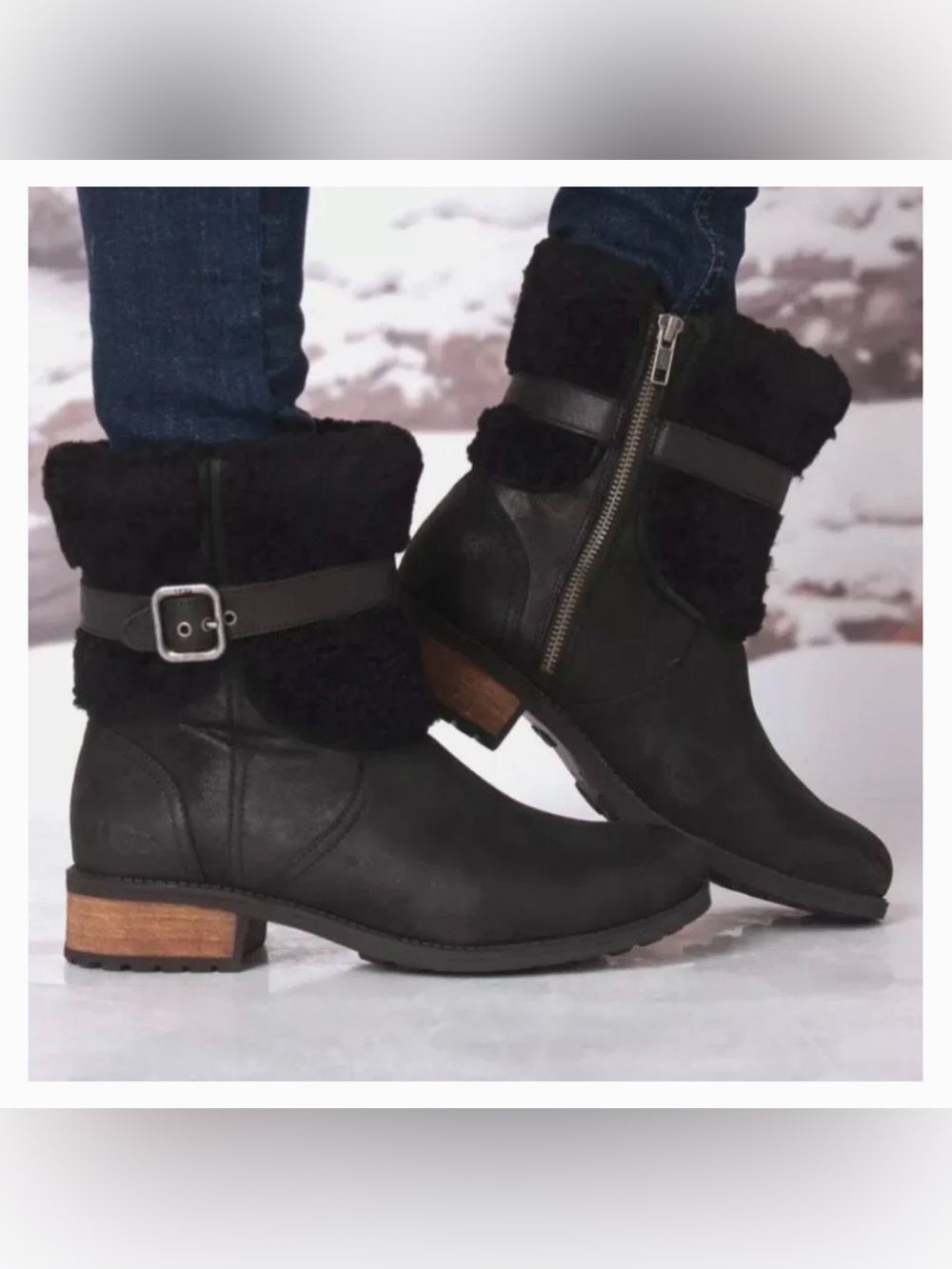 UGG Australia Blayre II Leather/Sheepskin Boots